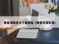 朔州黑客漫画素材下载网站（黑客动漫头像）